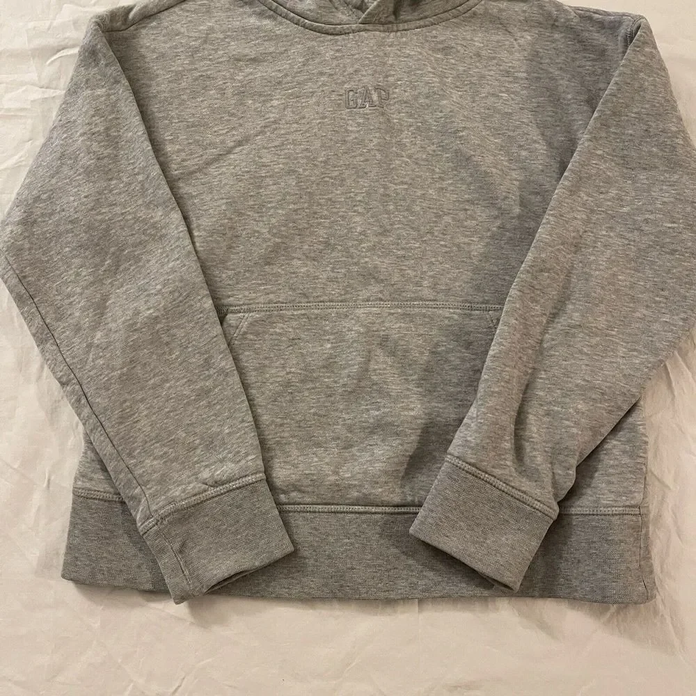 Gap Kids‎ Boys Gray Hoodie Sweatshirt Size Medium (8)